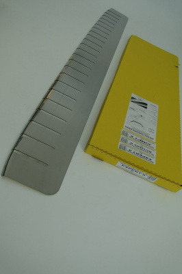 Fiat Scudo (07-) накладка на задний бампер профилированная с загибом, к-кт 1шт.